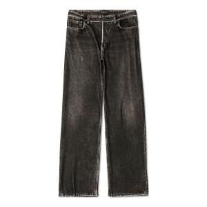 Спортивные брюки Balenciaga Denim Trompe L'oeil Pants 'Black', черный