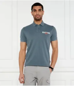 Поло E-AYLMER regular fit Napapijri, пепельно-серый