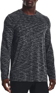 Мужская бесшовная эластичная футболка с длинным рукавом Under Armour UA для бега 1359873, Pitch Gray/Black - 012