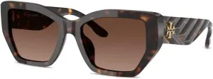 Женские поляризованные солнцезащитные очки Tory Burch TY7187U, Dark Tortoise