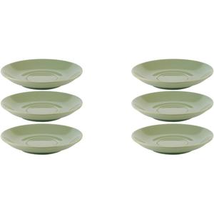 Блюдце Набор из 6 кофейных блюдец -SNUG- из высококачественного материала Aps, зеленый
