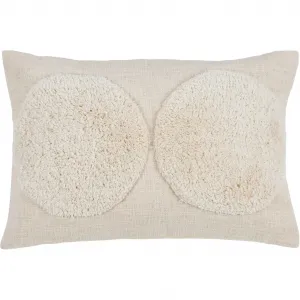 Декоративная подушка СОЛНЦЕ&ЛУНА игривый чехол для подушки в стиле бохо Done., Natur + Jaquard-Struktur
