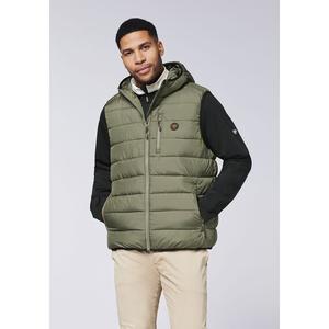 Жилет утепленный, стандартный крой Chiemsee, зеленый