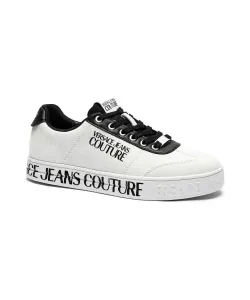 Кожаные кеды Court 88 Versace Jeans Couture, белый