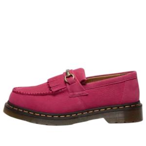 Лоферы Dr. Martens Adrian Snaffle Milled Nubuck, цвет «Фуксия»