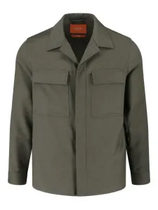 Рубашка из чистой шерсти Cruna, зеленый