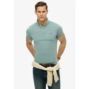 Поло с коротким рукавом Superdry Vint Destroy, синий