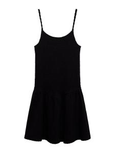 Летнее платье MANGO TEEN PATIN, черный