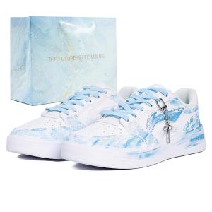 LINING Acer Truncatum амортизирующие низкие кроссовки для скейтбординга мужские Ocean Blue