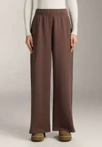 Широкие штанины в сочетании с начесом, как у спортивного костюма. Oysho, Mottled Brown