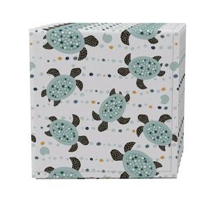 Набор салфеток из 4 шт., 100 % хлопок, 20x20 дюймов, с рисунком морских черепах