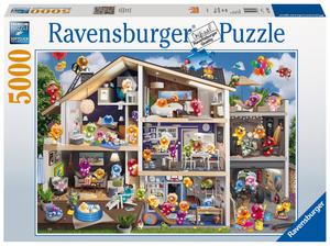 Ravensburger, пазл, Гелини, Кукольный домик, 5000 шт.