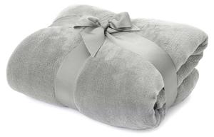 Мягкое одеяло Lumaland Fluffy, светло-серый