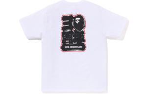 Футболка с изображением обезьяны в честь 30-летия BAPE A Bathing Ape, зеленый