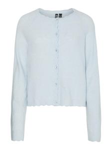 Вязаный кардиган PIECES PCRATH, светло-голубой