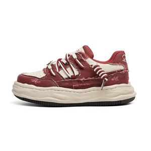 Angelmix Низкие повседневные кроссовки Angelmi с защитой от истирания, красные, унисекс