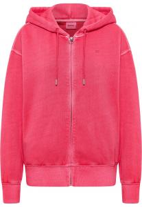 Толстовка с капюшоном на молнии MUSTANG Rochelle, розовый