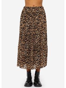 Юбка до колена SASSYCLASSY Chiffon Rock, коричневый