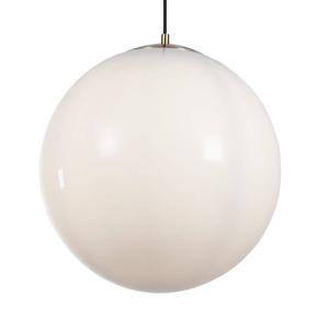 Подвесной светильник searchlight Atom 1-flammig, опаловое стекло / сталь