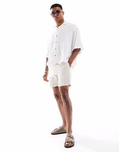 Хлопок на текстурированной ткани, шорты из натурального плетения Cotton:On