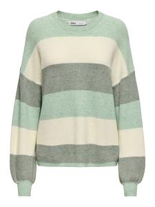 Тонкий вязаный свитер ONLY Sweater ONLAtia, цвет pastel green/mottled green