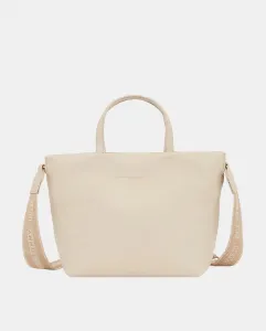 Бежевая фирменная мини-тоут Tommy Hilfiger