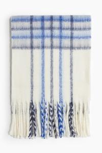 Шарф с бахромой H&M, бежевый