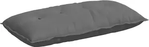 Подушка для спины , темно-серая, 100 x 50 см, микрофибра vidaXL