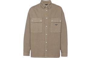 Рубашка мужская хаки Prada, хаки