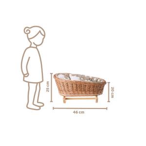 Плетеная Качалка Для Кукол С Подстьем 46Х28 В 20/25 См WickerPL