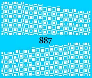 Водные наклейки для ногтей - №887, Raisin