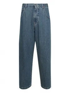 Джинсы из денима с накладными карманами VETEMENTS, синий