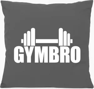 Подушка Huuraa для дивана Gymbro Dumbbell Gift 40x40 см с наполнителем из хлопка стального серого цвета Gymbro Souvenir Hellweg Druckerei