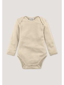 Hessnatur Боди с длинными рукавами песочного цвета