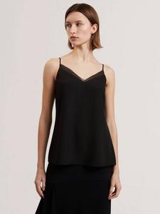 Топ-ками с отделкой из шифона Ted Baker, Black