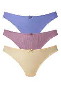 Стринги PETITE FLEUR, цвет altrosa+blau+vanille