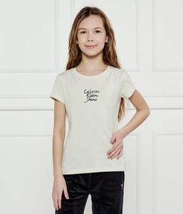 Футболка Calvin Klein Jeans Slim Fit, бежевый