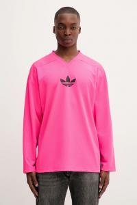Лонгслив Mesh с длинным рукавом Adidas Originals, розовый
