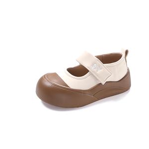 Износостойкие, нескользящие, низкие детские кроссовки для повседневной жизни SHIBU, экрю