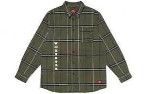 Рубашка мужская зеленая Dickies, зеленый