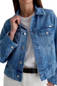 Куртка AG Jeans Isa Cropped Trucker Jacket, Flashback