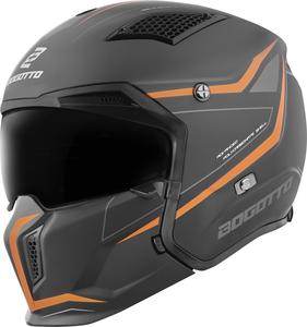 Шлем Bogotto radic wn-st 22.06, Orange/Black