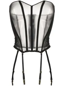 Корсет L'Amoureuse porte-jarretelles Maison Close, черный