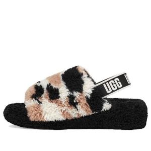 Сандалии пушистые, да Ugg, белый