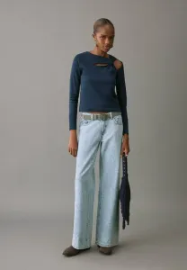 Подросток с широкими ногами Mango Kids, Light Blue