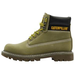 CAT Зеленые женские ботинки Мартин высотой 13 см с каблуком 3 см, цвет Green