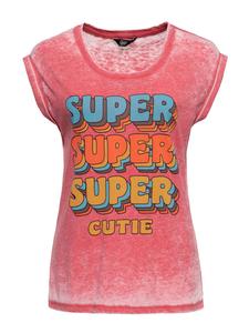 Футболка Queen Kerosin Super Cutie, красный