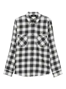 Клетчатая рубашка Bons Amiri, черный
