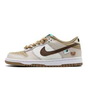 Женские кроссовки для скейтбординга Nike Dunk Low, коричневый