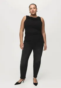 Джинсы зауженного кроя Mango, Black Denim